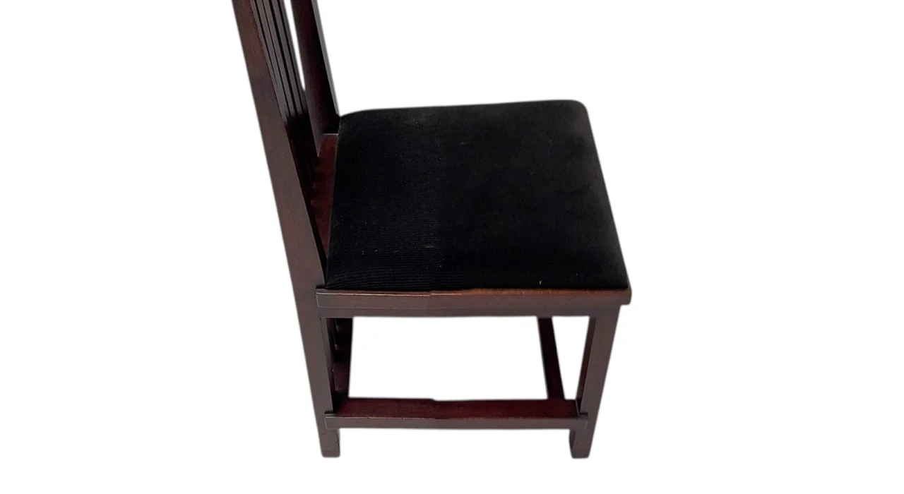 Art Deco Modernist High Back Chair by Hendrik Wouda for Pander, 1924